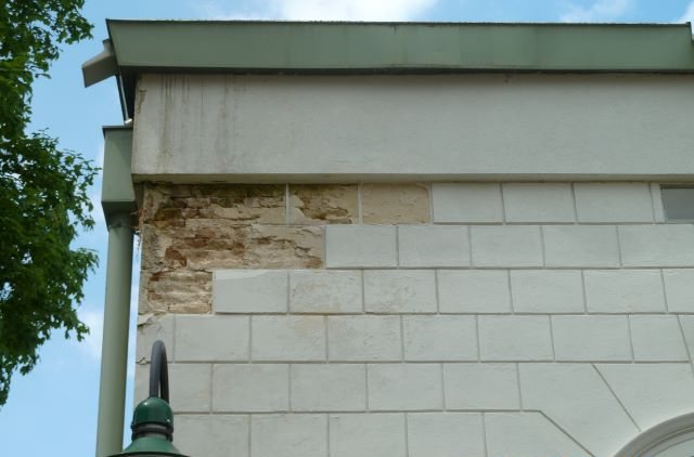 Vorher: Fassadensanierung Heldenberg